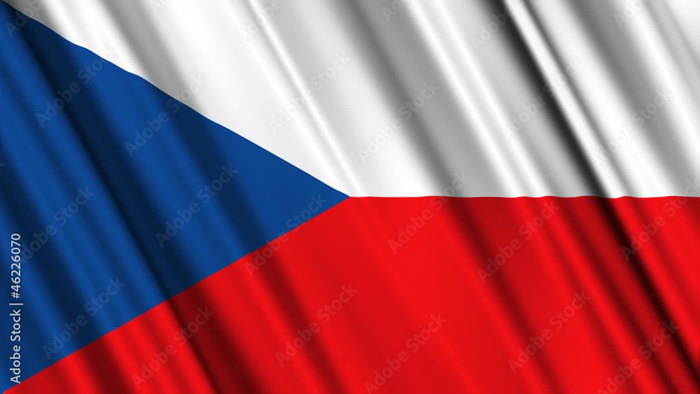 Czech Republic Flag looping animation Czech Republic Flag looping animation