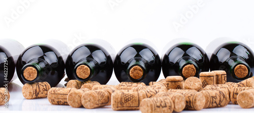 wine bottles