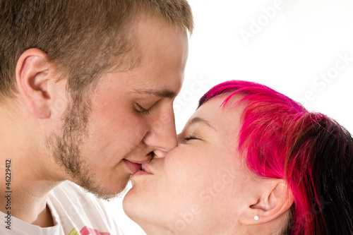Pärchen kissing
