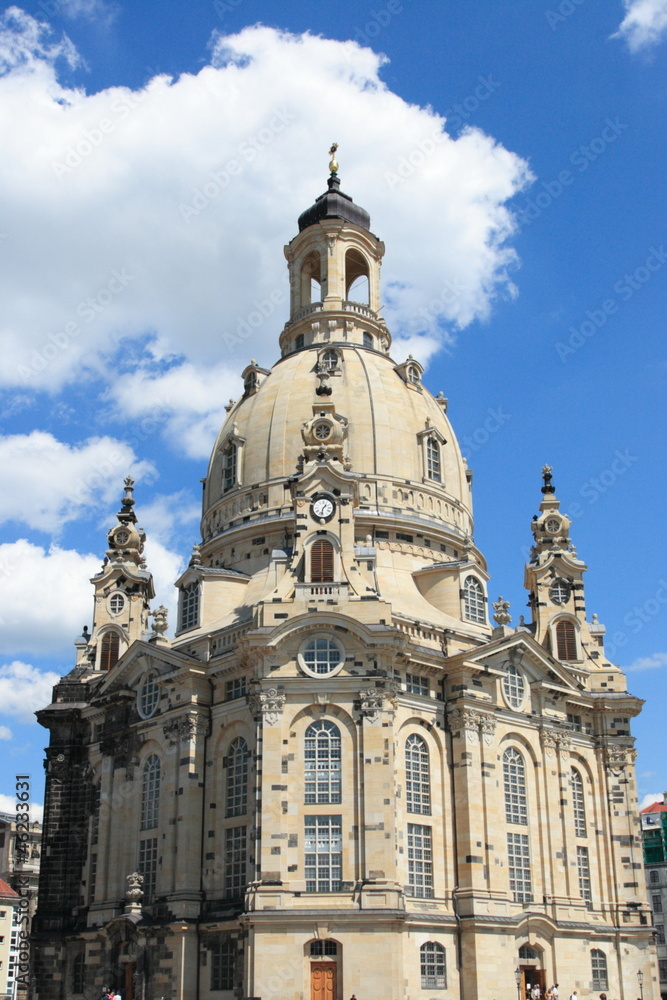 Dresden Frauenkirche, rebuilt after second world war, Germany