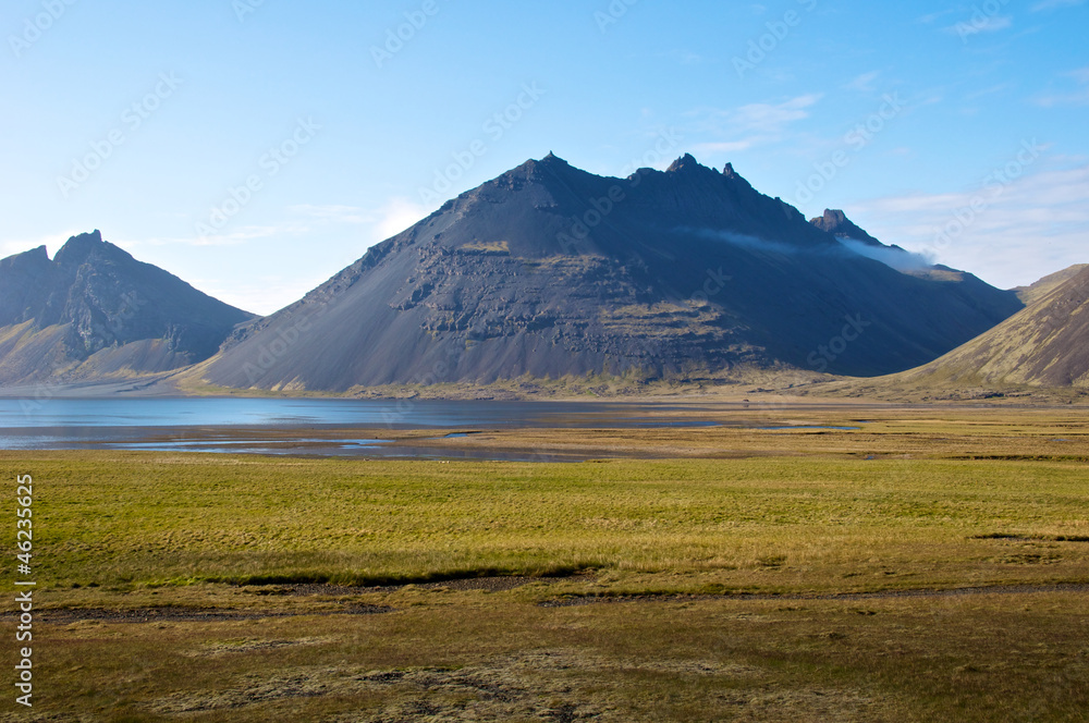 Iceland landscape panorama