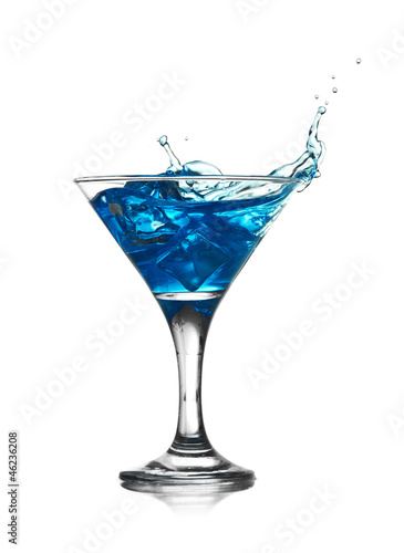 splashing into a martini