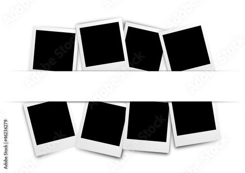 Vector polaroid collection