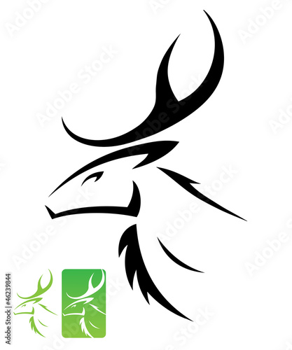 Deer head symbol