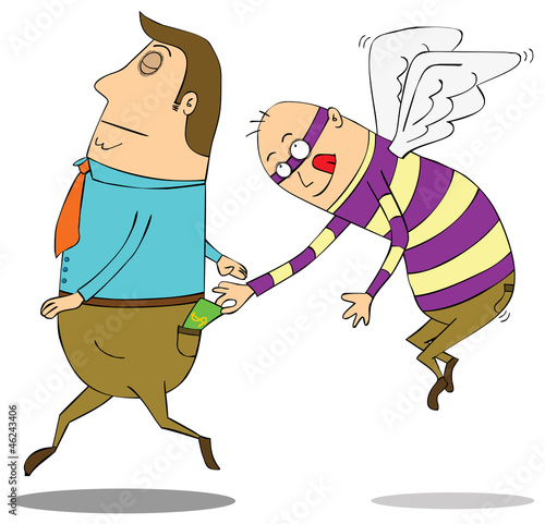 flying pickpocket