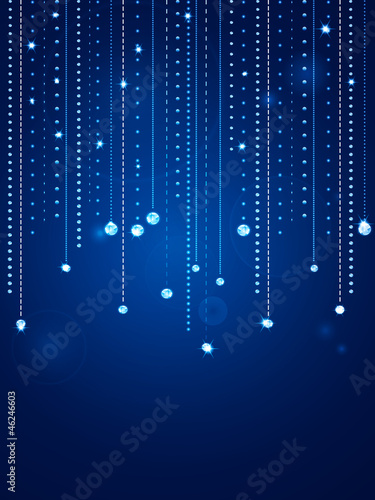 glowing blue diamond background