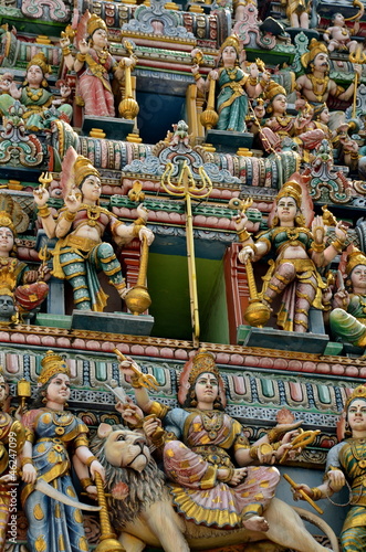 Sri Perumal Hindu Temple in Little India, Singapore