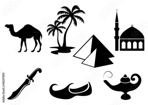 Arabian Icons #46247895