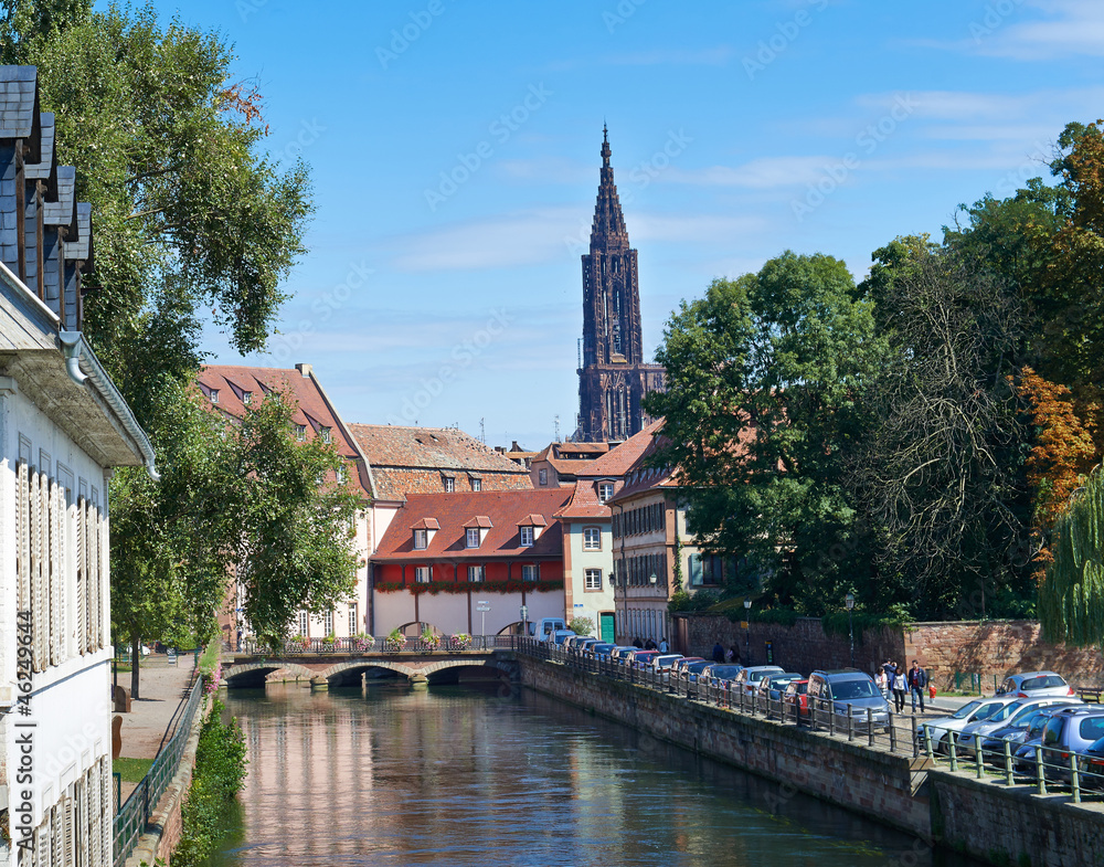Fototapeta premium Channels of Strasbourg