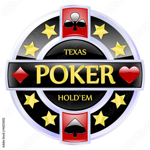 Texas hold`em pocker chip