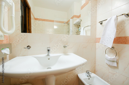 Wallpaper Mural Sink in the modern bathroom Torontodigital.ca