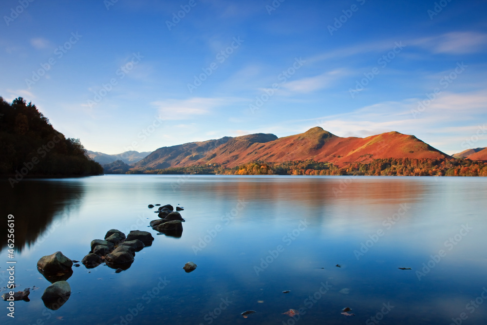 Fototapeta premium Derwentwater View Looking Towards Catbells in the English Lake District National Park