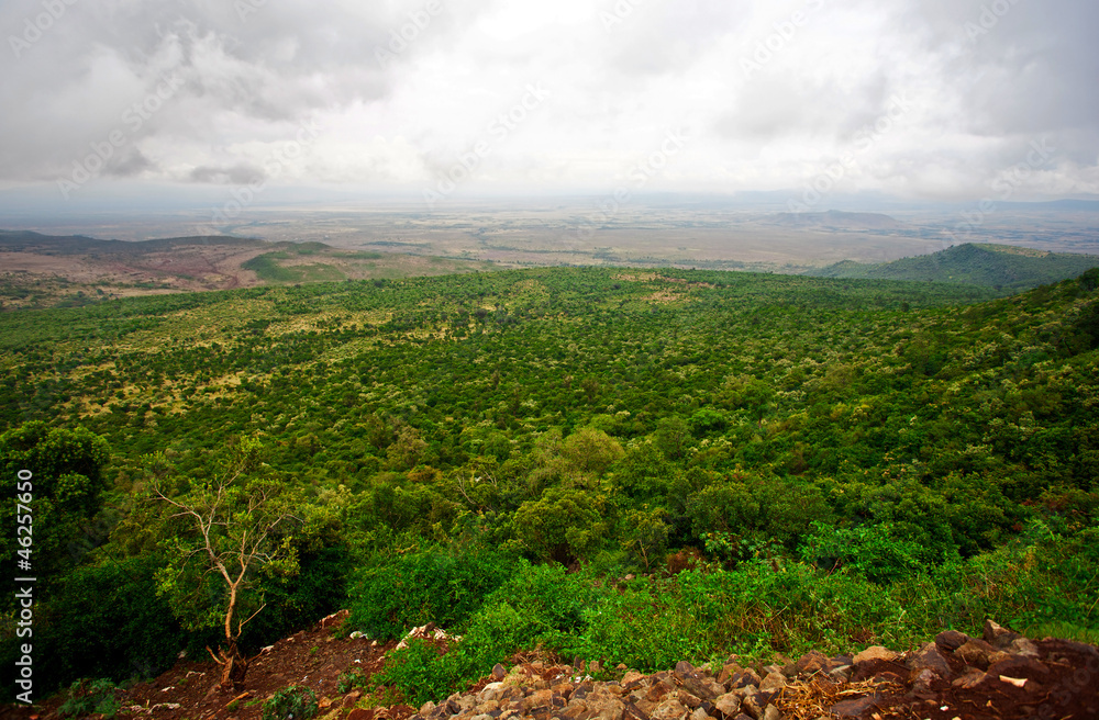 The Great Rift Valley in Kenya, Africa