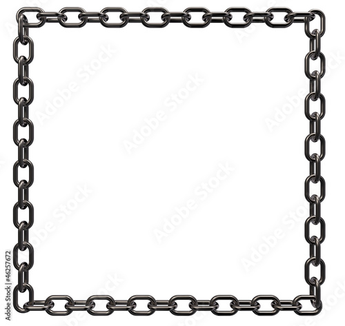 metal chains frame