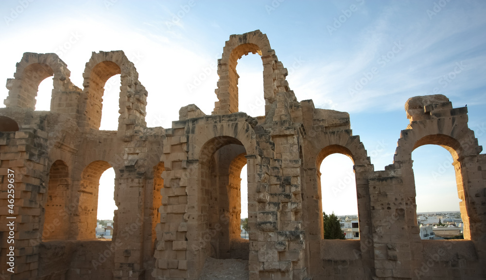 El Djem Amphitheatre arches