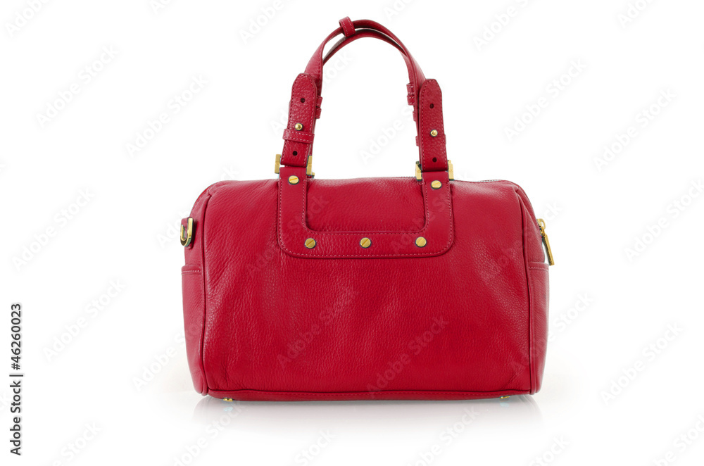Elegant woman bag isolated on white Elegant woman bag isolated on white