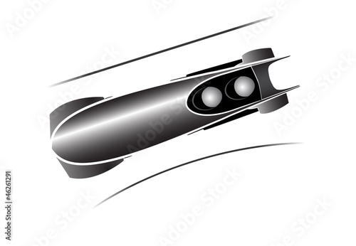 Slika na platnu bobsleigh icon