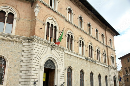 Post office  Facades  Siena  Italy.