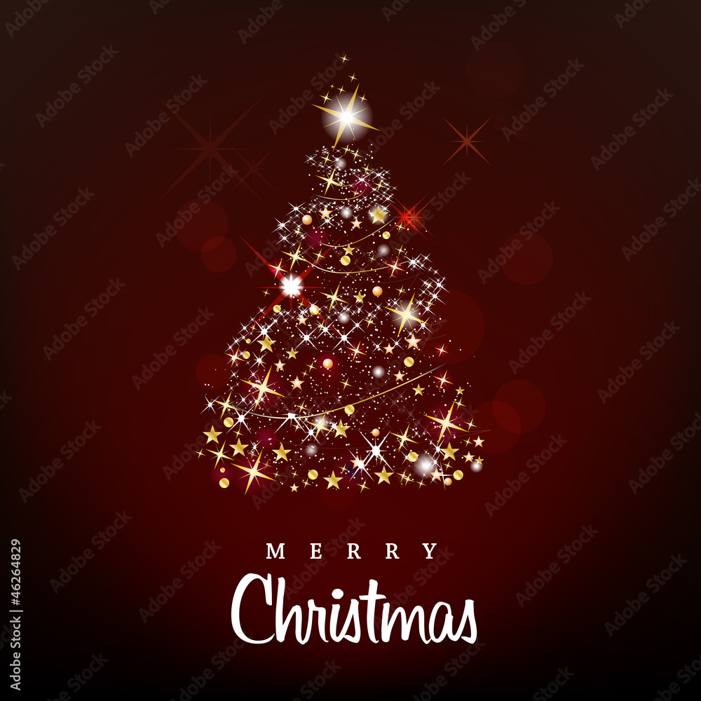 Merry Christmas and Happy New Year background