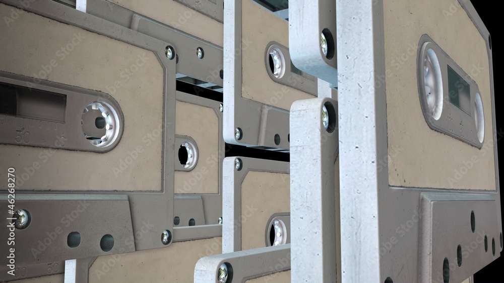 Flying audio cassettes Flying audio cassettes