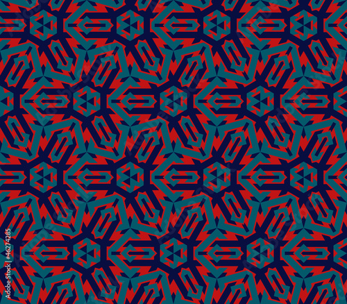 ethnic modern geometric seamless pattern ornament