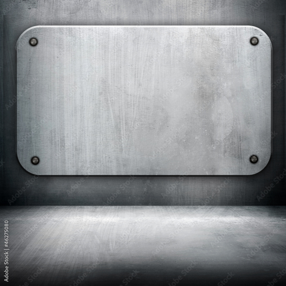 Naklejka premium metal plate background