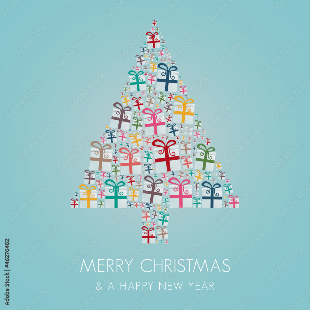 many gift box colorful christmas tree stack many gift box colorful christmas tree stack