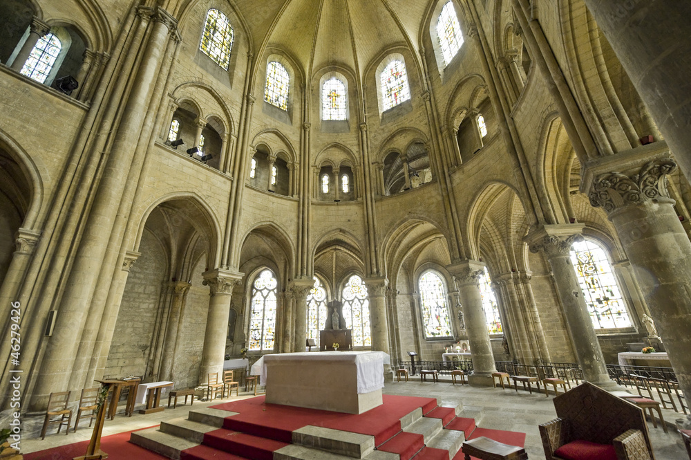 Saint-Leu (Picardie) - Gothic church interior