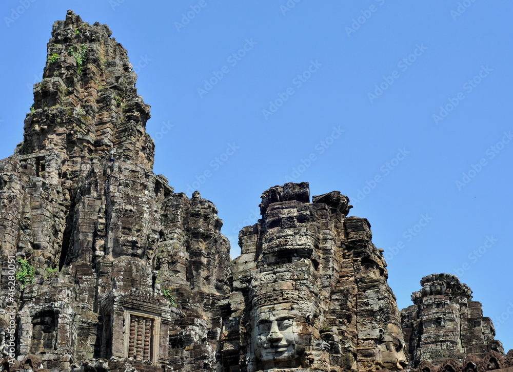 bayon temple face bayon temple face
