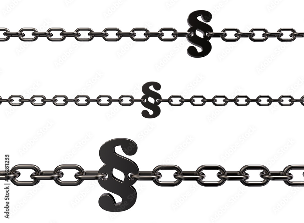 Obraz premium paragraph chains