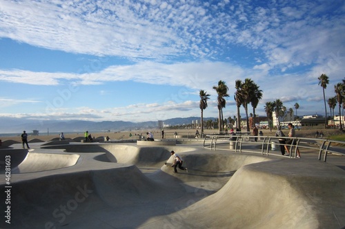 Große Skateranlage in Californien photo