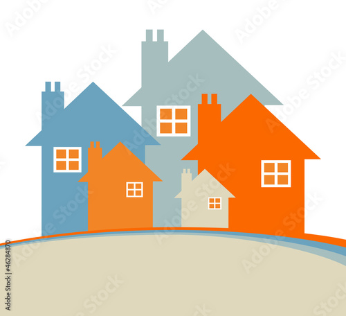 House or real estate illustration.