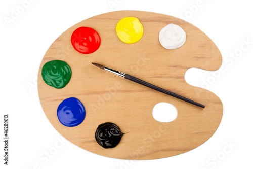 Bild auf Leinwand artist palette I