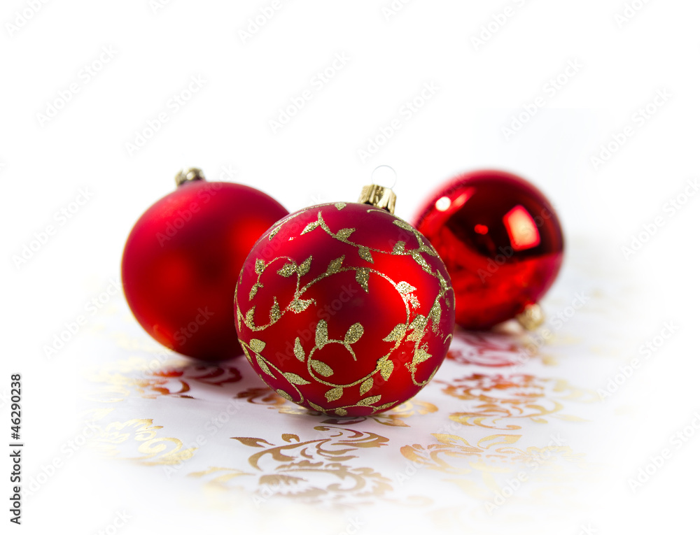 red christmas balls red christmas balls