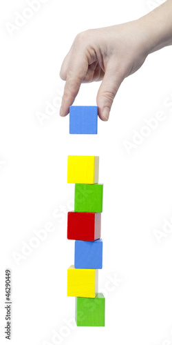Tower of blocks