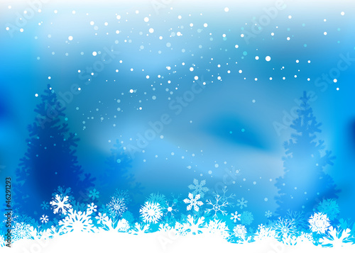 Christmas nature background