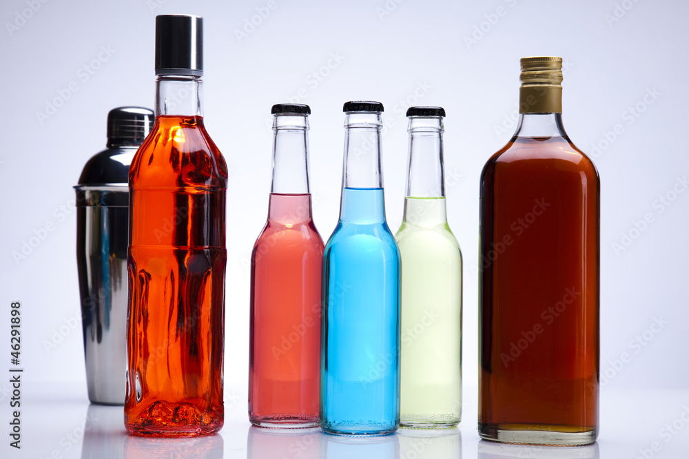 Alcohol drinks set Alcohol drinks set