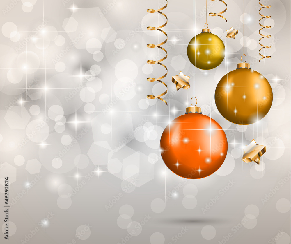 Elegant Classic Christmas Background for Flyer Stock Vector | Adobe Stock