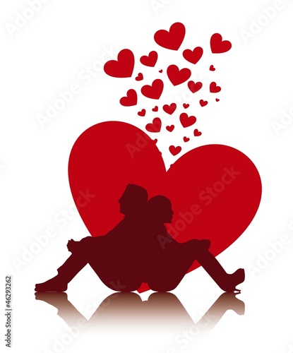 couple silhouette