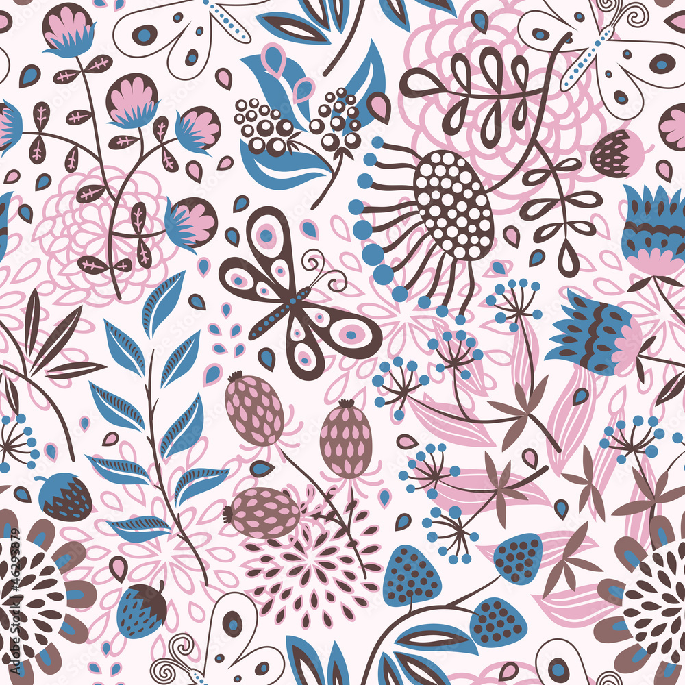 Floral seamless pattern Floral seamless pattern