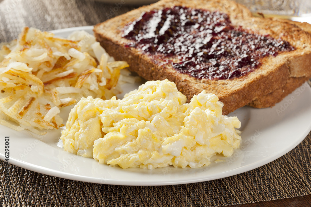 Homemade Wholesome American Breakfast Homemade Wholesome American Breakfast