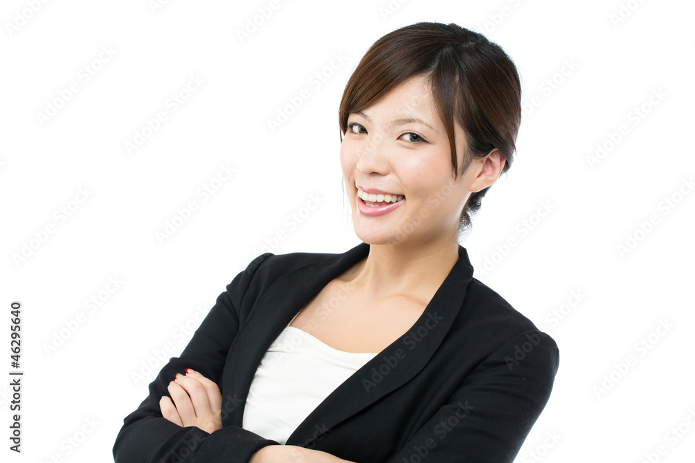 Young asian smiling business woman Young asian smiling business woman