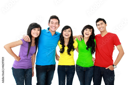 group of teenagers