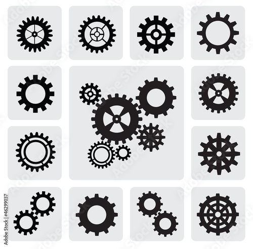 gearwheel mechanism icon