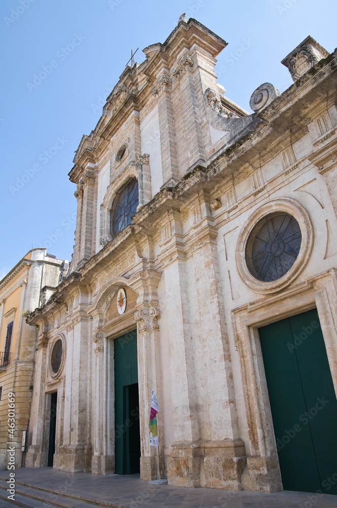 Cathedral of Nardò. Puglia. Italy.
