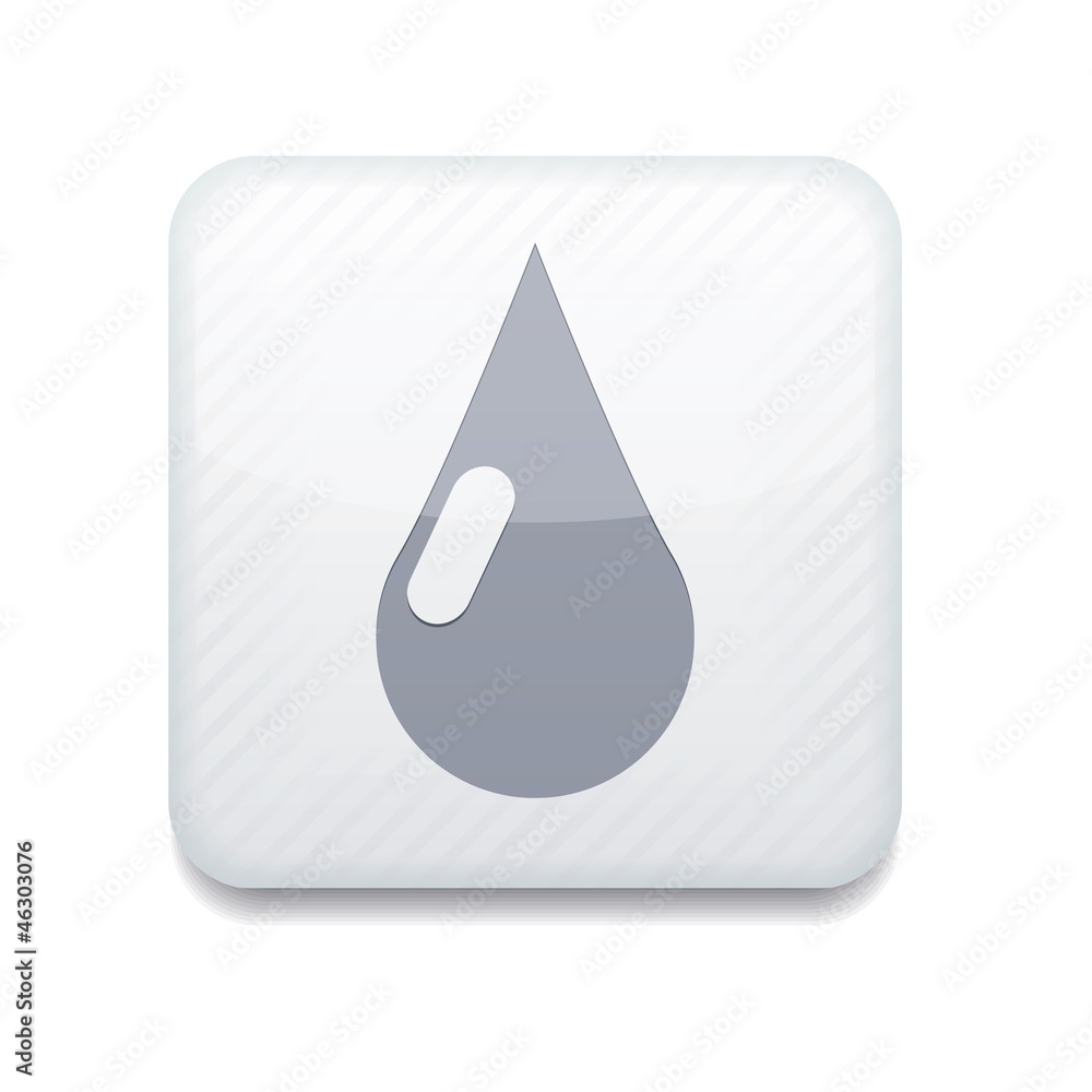 Vector white drop icon. Eps10. Easy to edit Vector white drop icon. Eps10. Easy to edit
