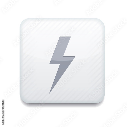 Free Download Vector white  lightning icon. Eps10. Easy to edit - GFXLoad