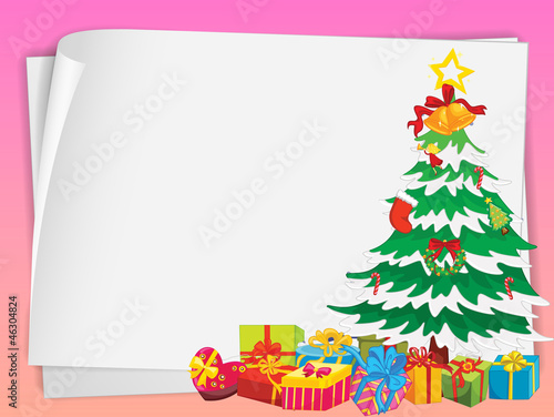 paper sheets and gift boxes