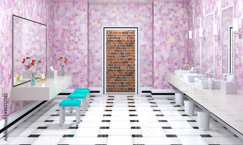 Luxury bathroom interior