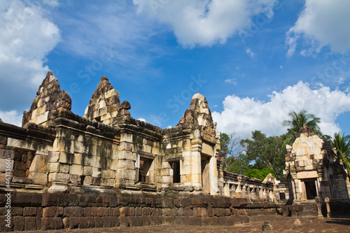 Old Khmer art sanctuary in Thailand